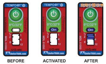 隴南溫度指示標(biāo)簽 累計(jì)上升時間/溫度的標(biāo)簽